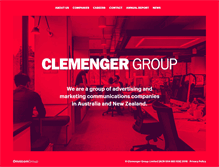 Tablet Screenshot of clemenger.com.au